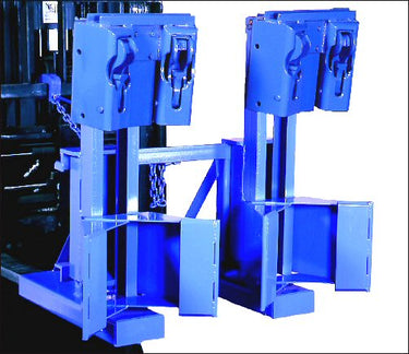 MORSpeed Forklift Two Drum Handler With 2 Heads Per Drum